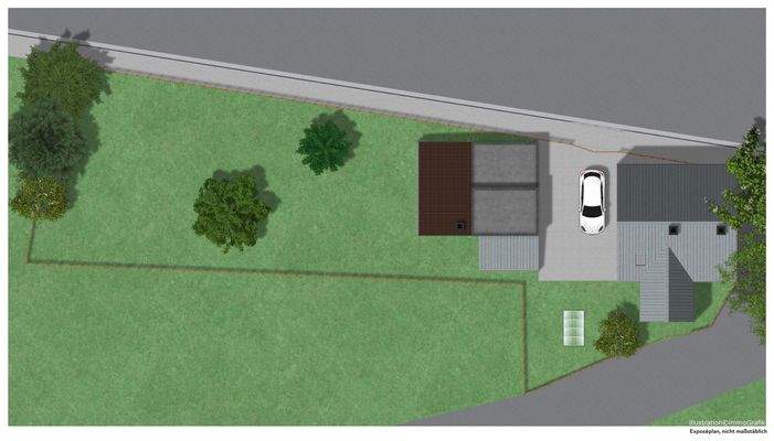 Lageplan des Grundstücks