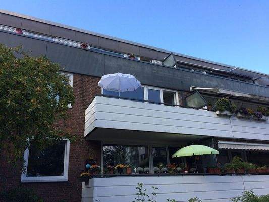 Südbalkon im 2. OG.