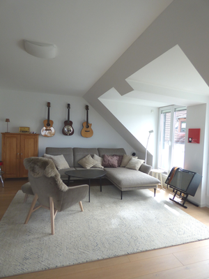 Gemütliches Wohnzimmer mit franz. Balkon