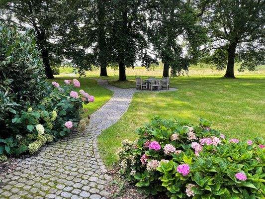 Ausblick hintere Terrasse