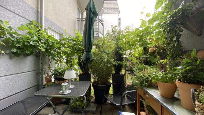 Terrasse der Wohnung