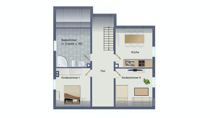 Dachgeschoss (kein Maßstab)