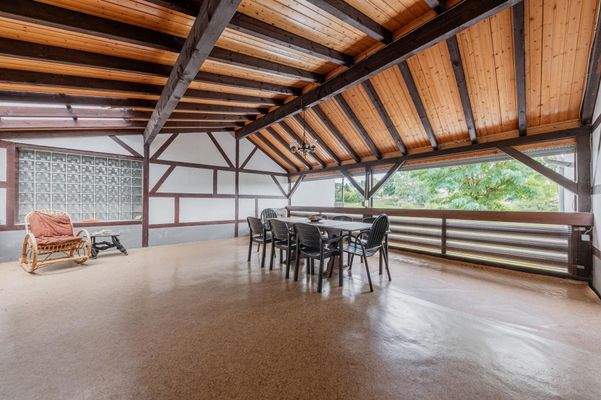 Überdachte Terrasse