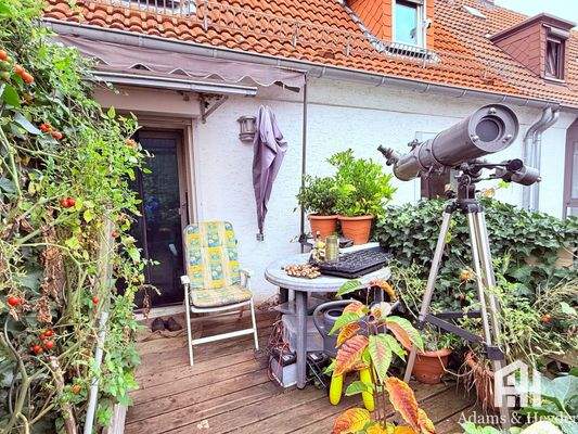 gemütliche Gartenterrasse