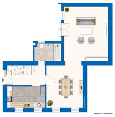 Grundriss / Skizze Erdgeschoss