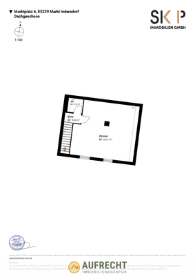 Grundriss Dachspitz Garage