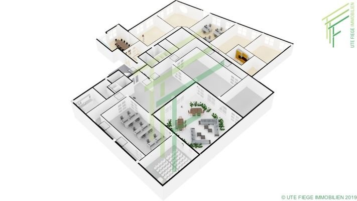 Mietbereich A.2.9 396.12 m² und A.2.8 318.47m²  nordost-FWMF