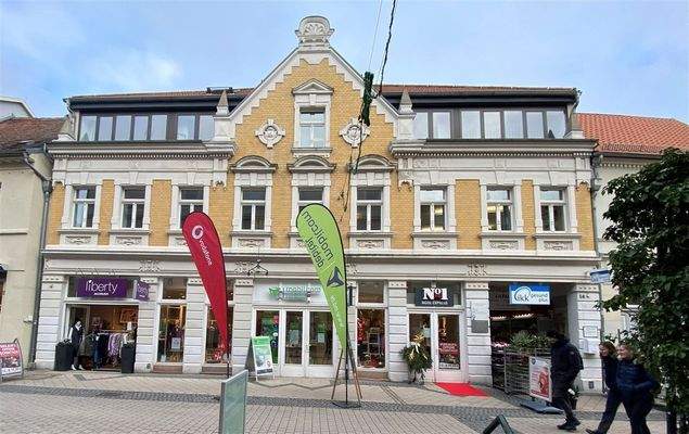 Hausansicht Fußgängerzone