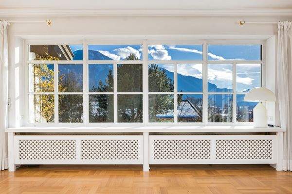 Blick vom Wohnzimmer