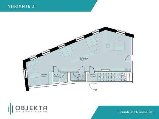 Grundriss EG Variante 3