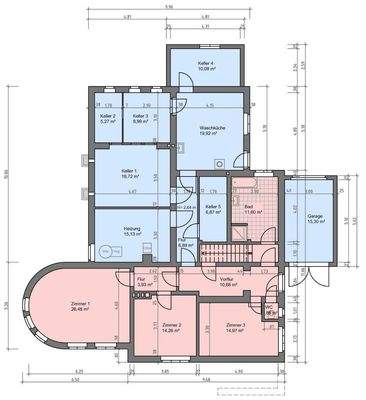 Grundriss - Kellergeschoss