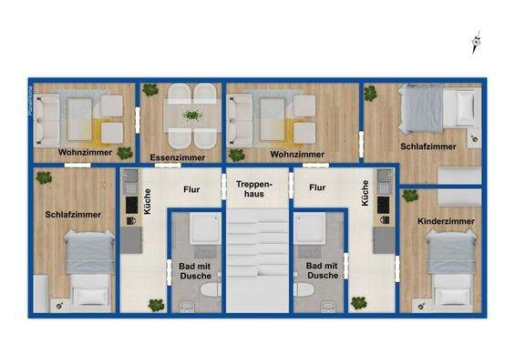 Grundriss 1. Obergeschoss