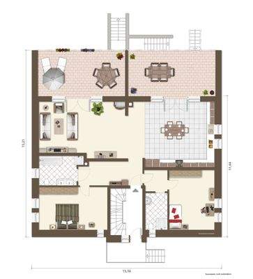 Haus B: EG ( Eigentümerbereich, frei )