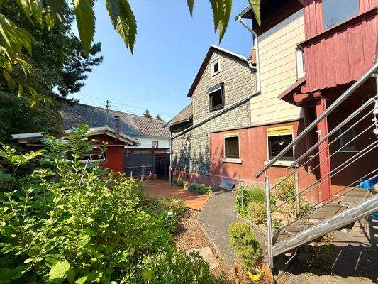 Hintere Gebäudeansicht