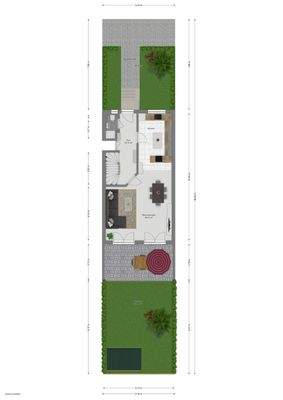 Erdgeschoss und Außenbereich