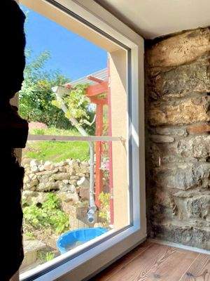 Blick Schlafzimmer Wohnung EG