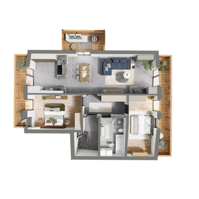 Grundriss Dachgeschoss