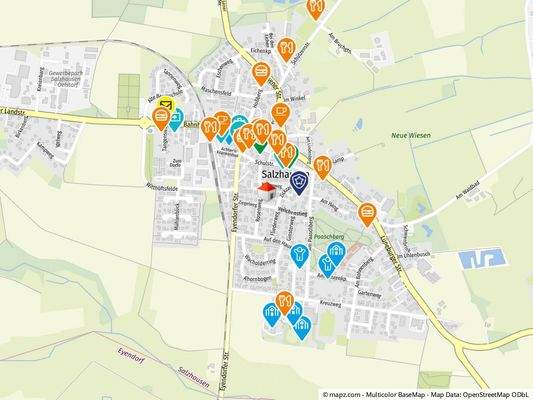 Geolyzer Kartenausschnitt