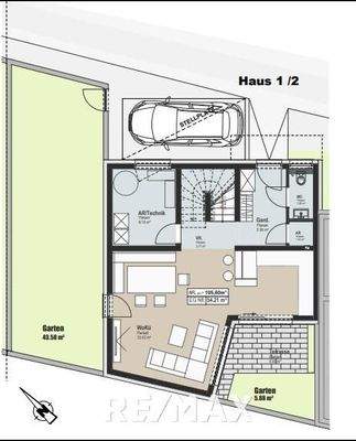 Haus 1/2 Erdgeschoss