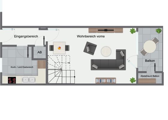 Grundriss 6. Obergeschoss