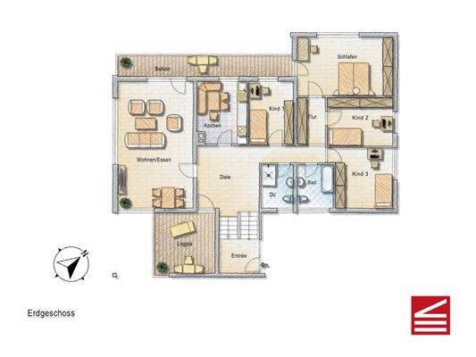 Grundriss Erdgeschoss