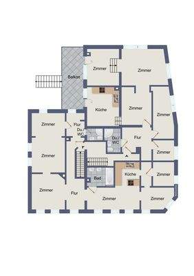 Grundriss Obergeschoss