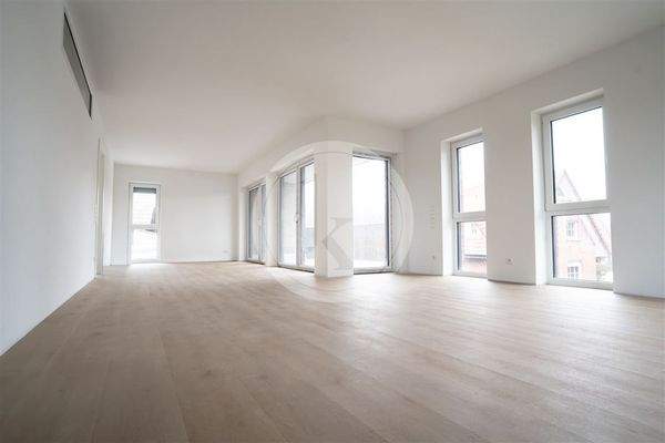 Die Neubauwohnung im Obergeschoss