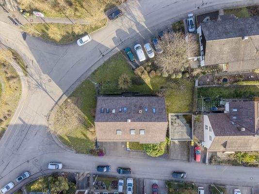 Drohnenansicht Grundstück