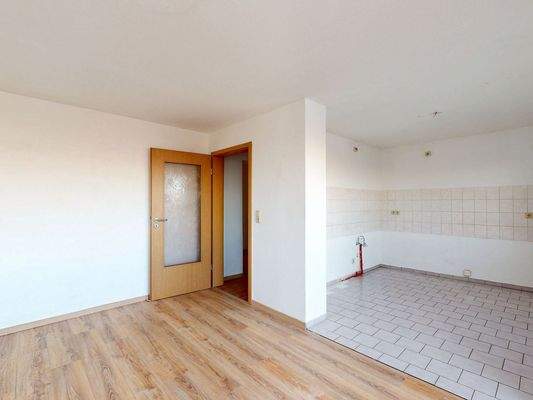 Wohnzimmer und Küche