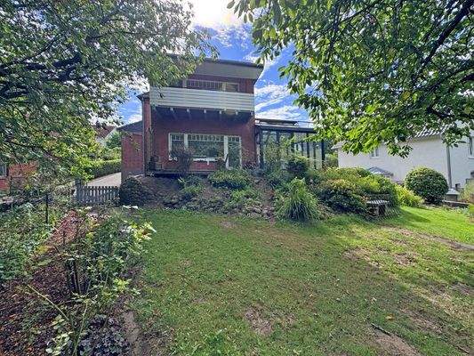 Rückwärtige Hausansicht