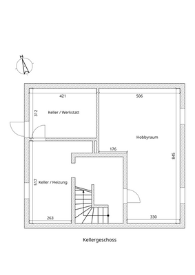 Schema Kellergeschoss