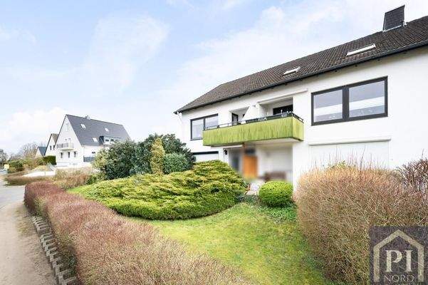 Blick auf das ruhige Wohnumfeld