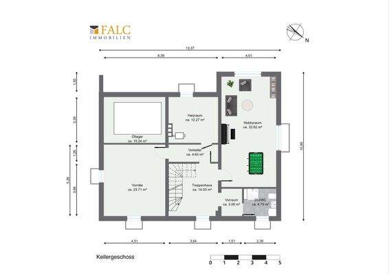 Grundriss Kellergeschoss