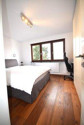 Schlafzimmer mit Dielenboden