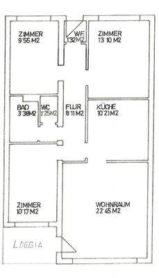 Grundrissplan spiegelverkehrt