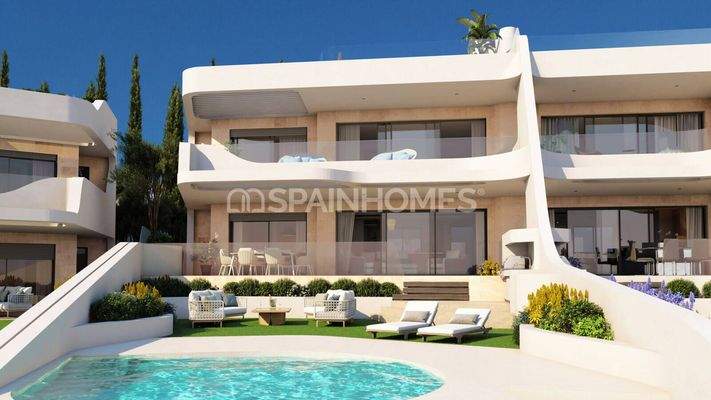 Luxe Flats Intertwined Perfectly with Pools and Views in Marbella