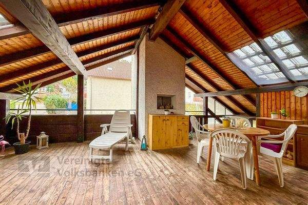 Überdachte Terrasse