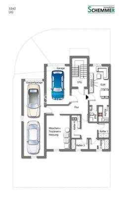 Grundriss Untergeschoss