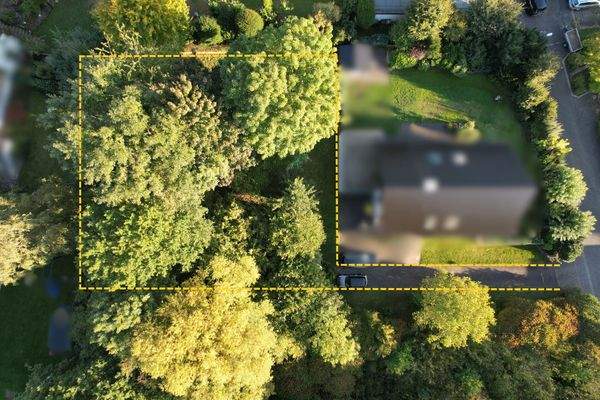 Vogelansicht des Grundstückes