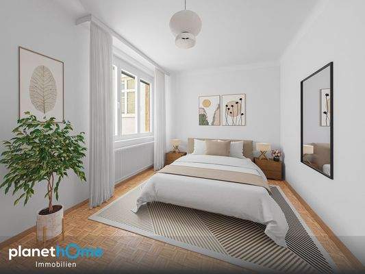 Schlafzimmer Homestaging