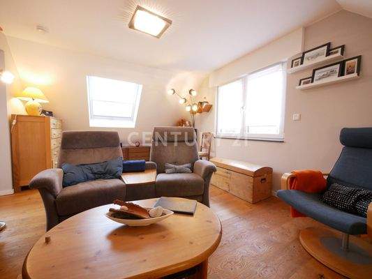 Wohnbereich im Dachgeschoss