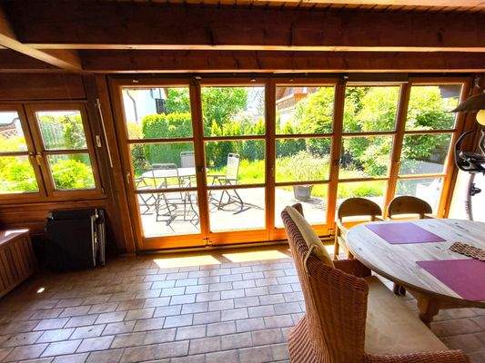 Entspannter Rückzugsort mit Grünblick