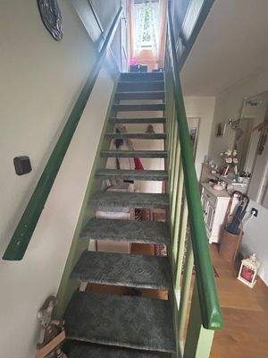 Treppenaufgang in die 1. Etage