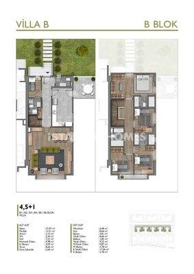 Roomy Houses with Garden and Balcony in Istanbul Basaksehir