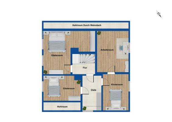 Grundriss Obergeschoss