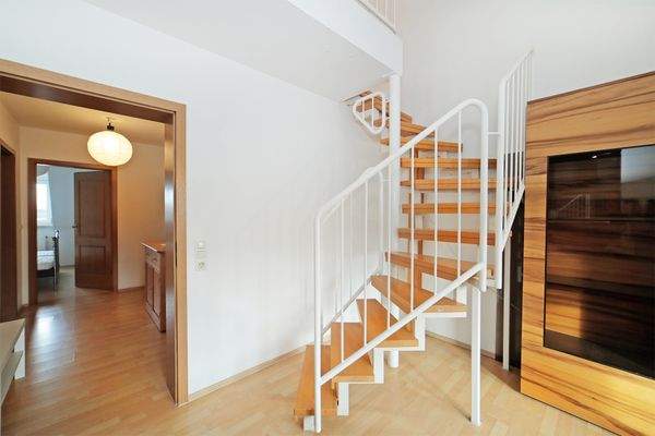 Treppe zum Galeriezimmer