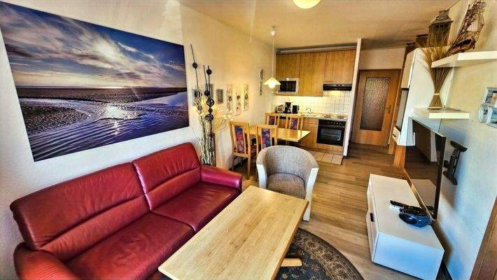 über 24 m² großes Wohnzimmer