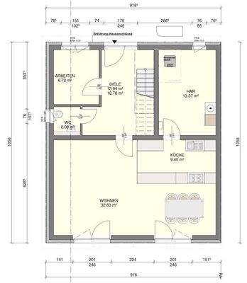 Grundriss Erdgeschoss