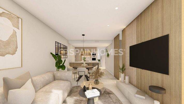 2 and 3-Bed Flats with Golf View in Los Alcázares