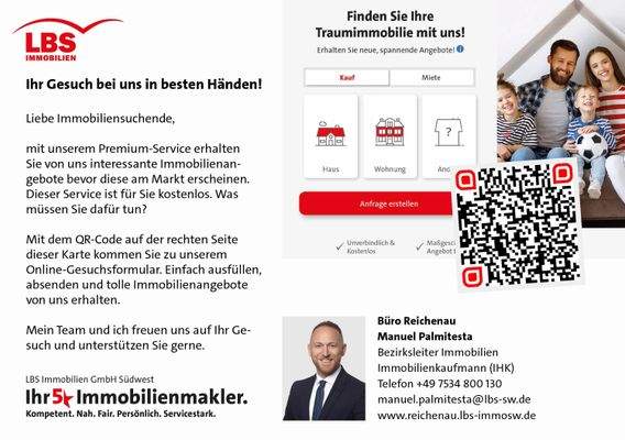 Ihr kostenloses Suchprofil!